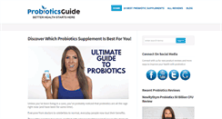 Desktop Screenshot of probioticsguide.com